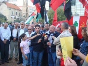 Action du PC libanais et du FPLP En solidarité avec Gaza face à l'agression israélienne