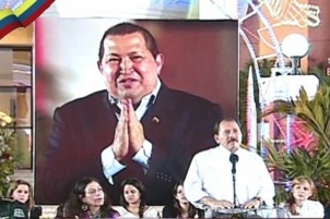 Daniel Ortega s'engage à poursuivre le rêve nourri par Chavez