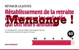 Retraite : De l'opposition au pouvoir le double discours du Parti "socialiste"