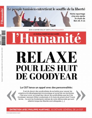 L'appel de la CGT pour la Relaxe des huit de Goodyear