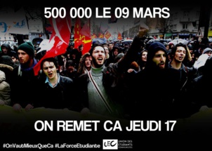 Appel à la grève et à la mobilisation pour les étudiants (UEC)