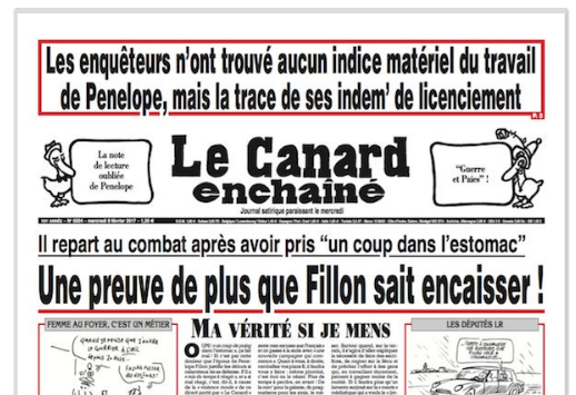 Penelope Fillon aurait touché des indemnités de licenciement, selon le "Canard enchaîné"