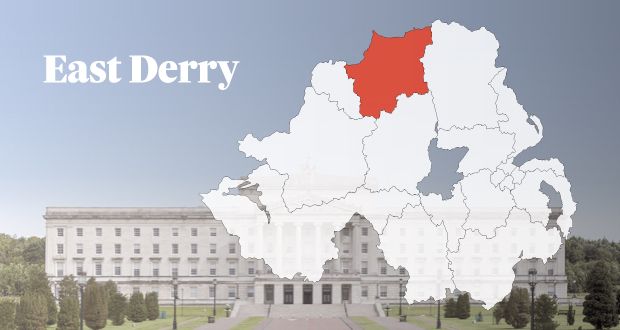 Le Sinn Féin second dans les circonscriptions de East (London)Derry, Belfast North et Upper Bann