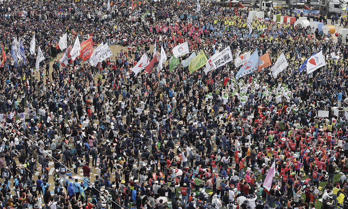 Tour du monde des manifestations du 1er Mai