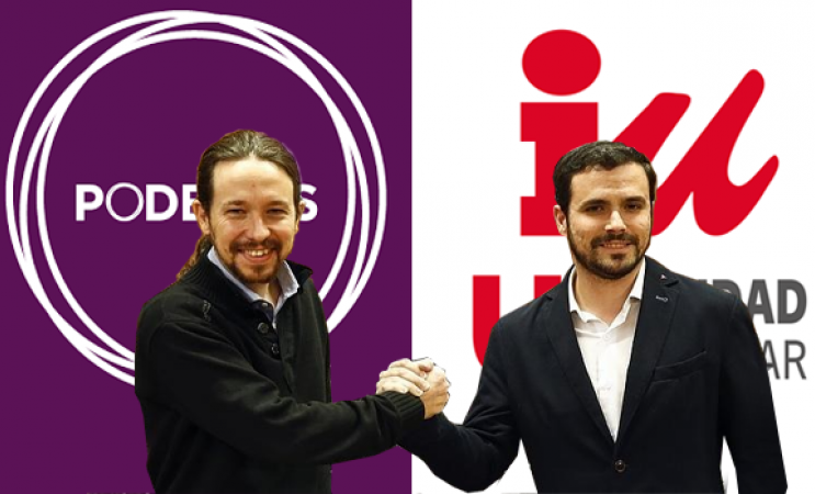 Izquierda Unida et Podemos annoncent un accord électoral pour les élections générales et européennes