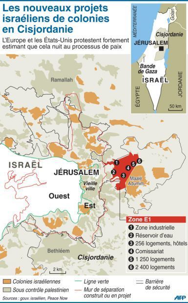 Les Palestiniens mettent en garde Israël contre son projet de colonie