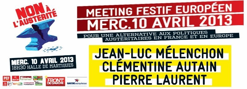 3500 personnes pour le meeting anti-austérité du Front de Gauche à Martigues