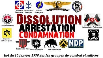 Les groupuscules néo-nazis Troisième Voie et les JNR annoncent leur dissolution