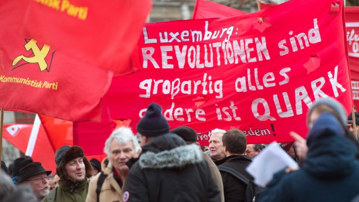 Des dizaines de milliers d'allemands rendent hommage à Rosa Luxembourg et à Karl Liebknecht