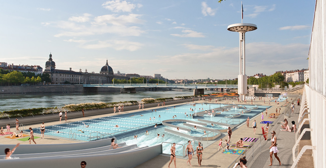 Non à l'entrée à 8€. La piscine du Rhône doit rester accessible à tous (PCF Lyon)