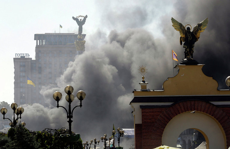 Ukraine : La sinistre place Maïdan s'embrase de nouveau