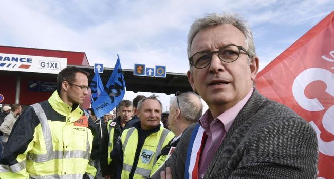 Pierre Laurent (PCF) s'adresse aux salariés d'Air France