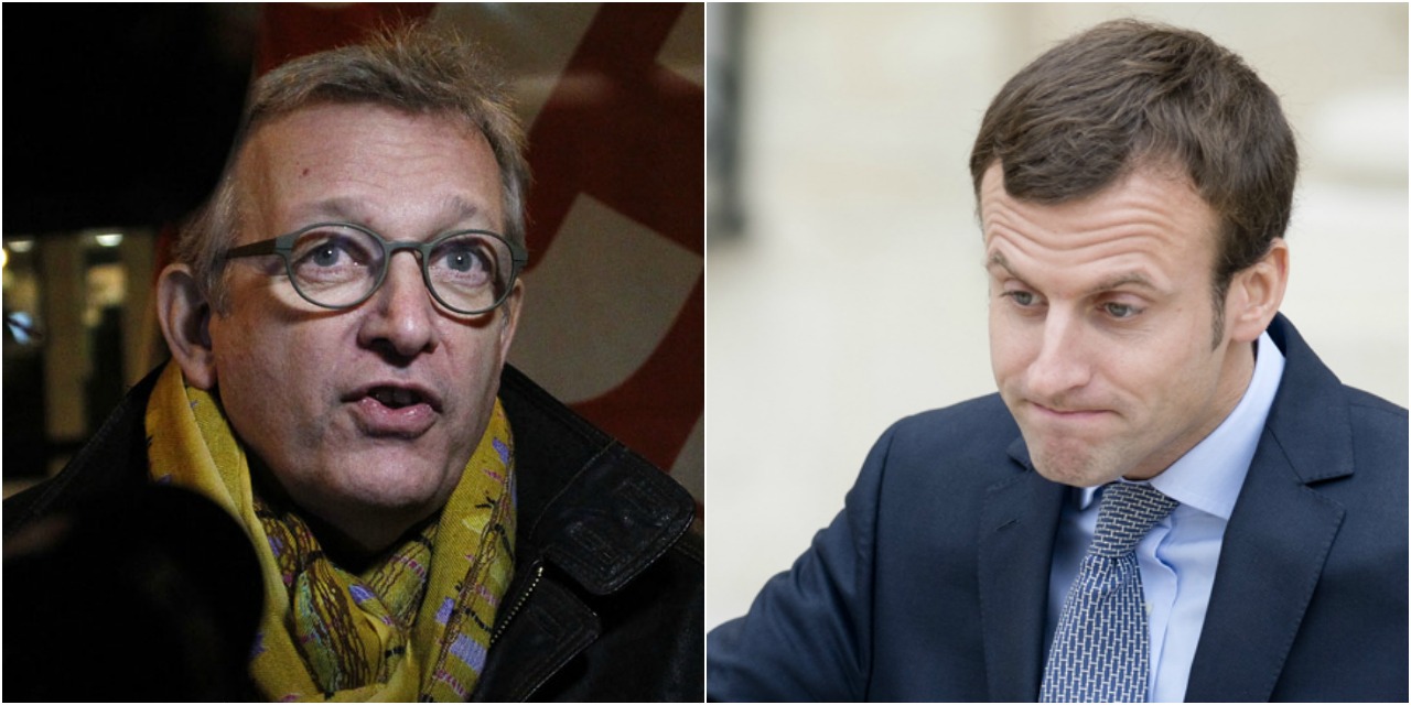 Le double trolling de Pierre Laurent dédicaçant son livre à Emmanuel Macron