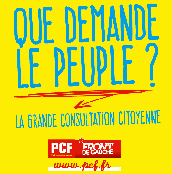 Que demande le Peuple ? La grande consultation citoyenne du PCF