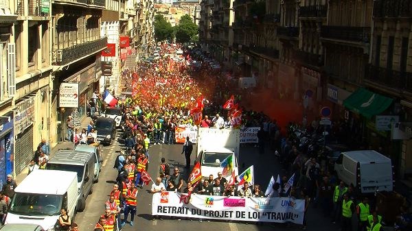 220.000 manifestants contre la loi Travail dans toute la France