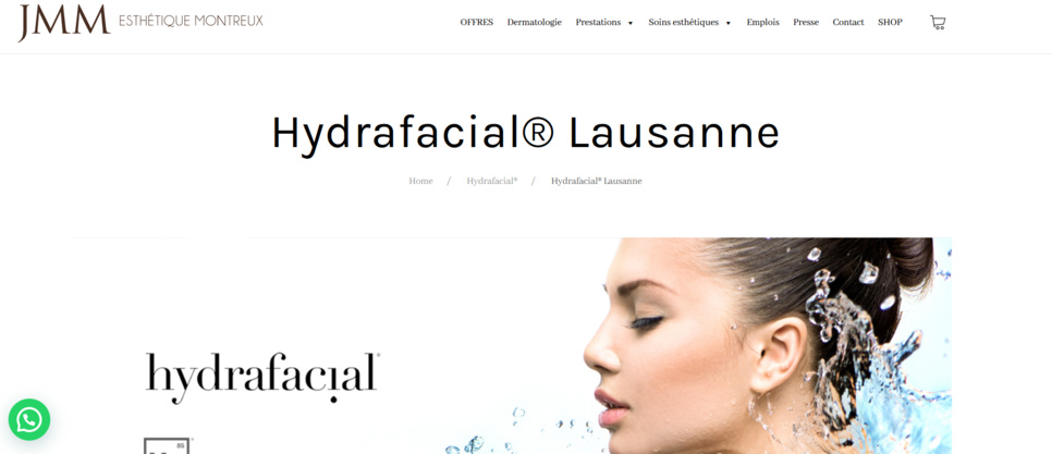 Hydrafacial, soin facial innovant