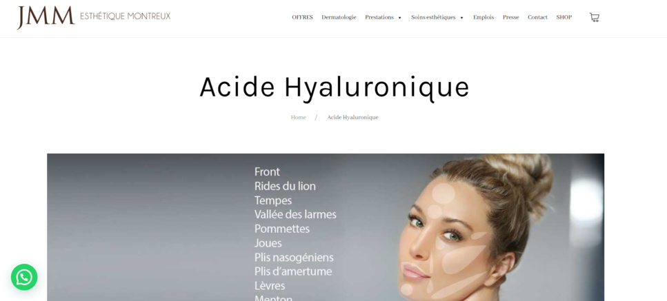 Acide hyaluronique Montreux, tout savoir avec la JMM Team