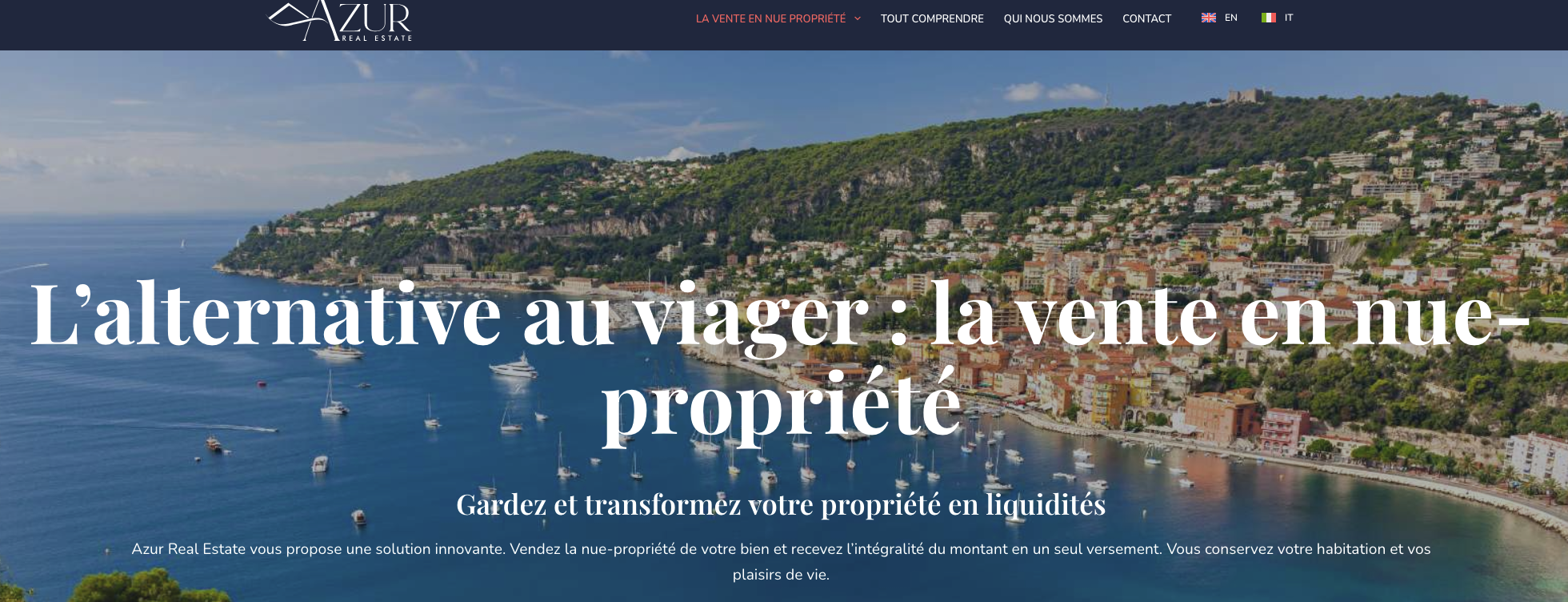 La Vente en Nue-Propriété : Une Alternative Avantageuse au Viager à NICE et à CANNES avec Azur Real Estate - Tel : +33 7 67 99 15 64