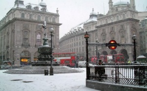 Une partie de l'Europe de l'ouest ralentie par une neige inhabituelle