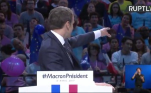 Élections présidentielles 2017: Macron à Bercy à une semaine du 1er tour