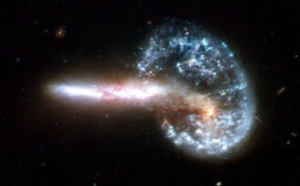 Sciences: une collision de galaxies