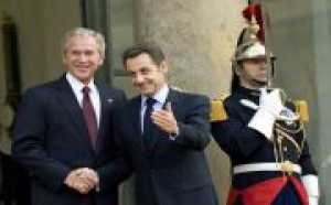 Actu Monde : Bush et Sarkozy affichent leurs convergences sur l'Iran et la Syrie