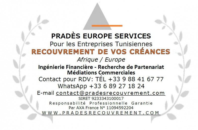 Prades-Recouvrement-Tunisie